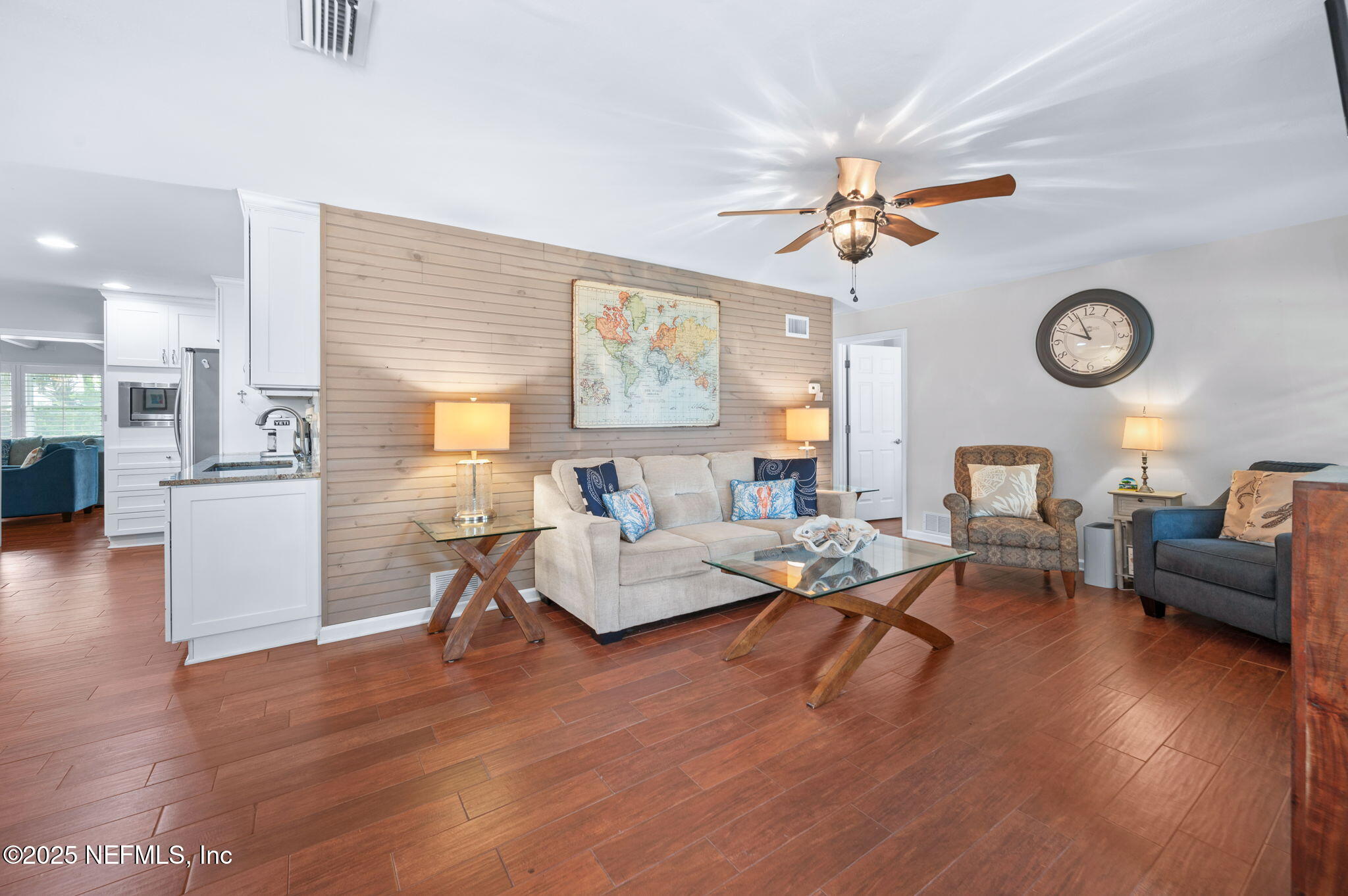 5454 2nd Street St. Augustine, FL 32080 - Photo 19 of 58 a living room with furniture and a large window