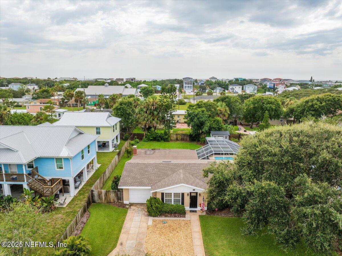 5454 2nd Street St. Augustine, FL 32080 - Photo 56 of 58 an aerial view of a house with a garden