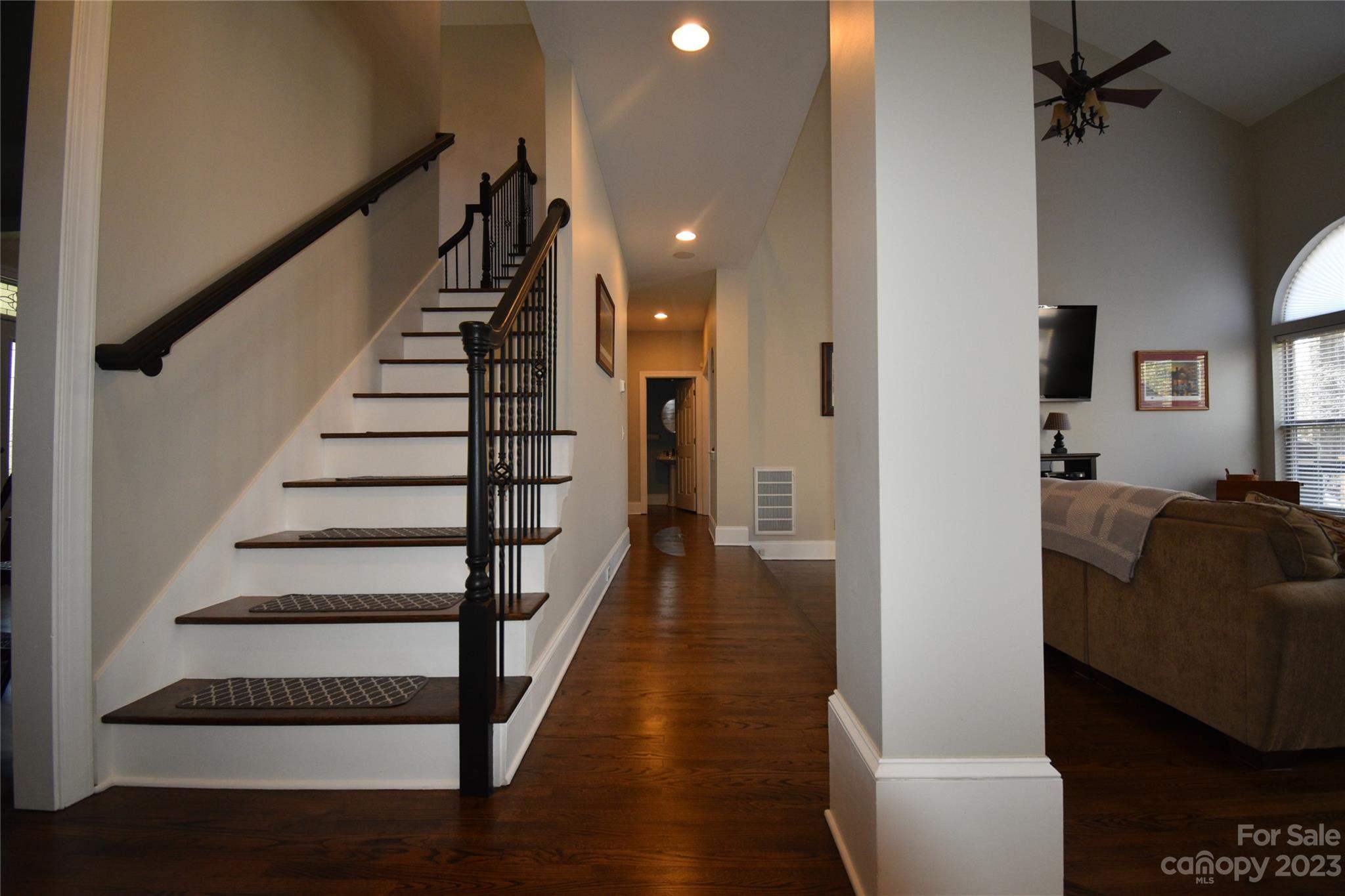 6100 Rehobeth Road Waxhaw, NC 28173 - Photo 9 of 37 a view of entryway and hall with wooden floor