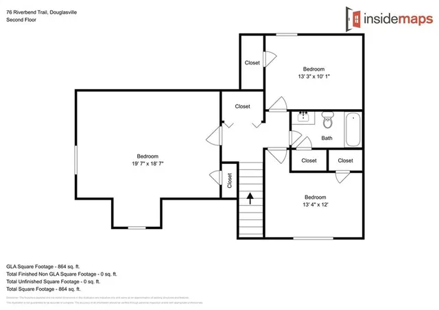 $2,000 | 76 Riverbend Trail, Douglasville, GA 30134