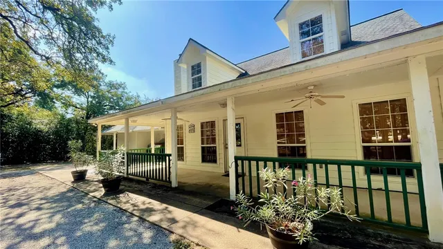 a outdoor living space with furniture