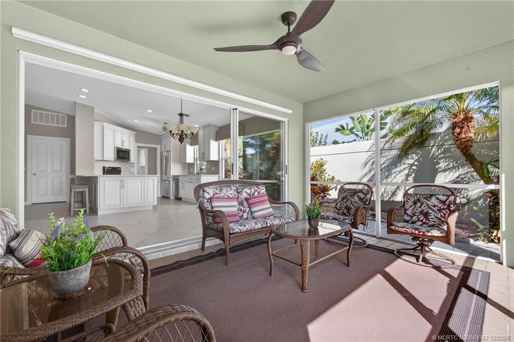 1687 Southwest Springfield Court Palm City, FL 34990 - Photo 18 of 34 Oversized main bedroom.
