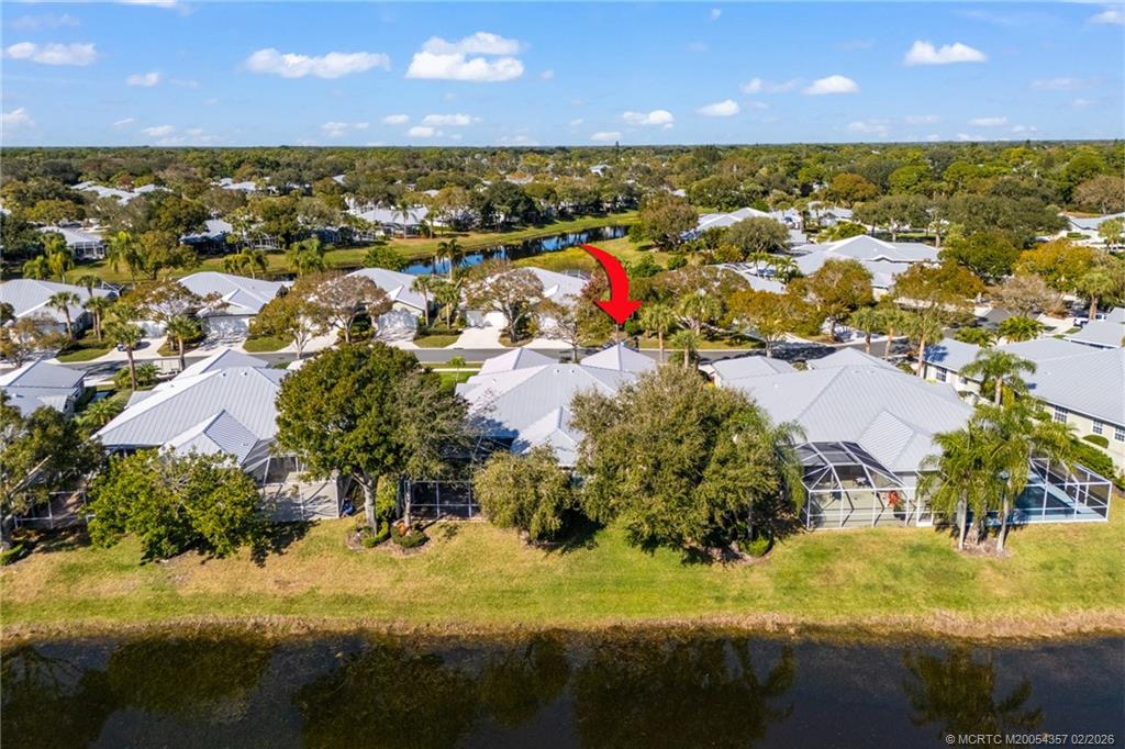 1687 Southwest Springfield Court Palm City, FL 34990 - Photo 30 of 34 Drone view