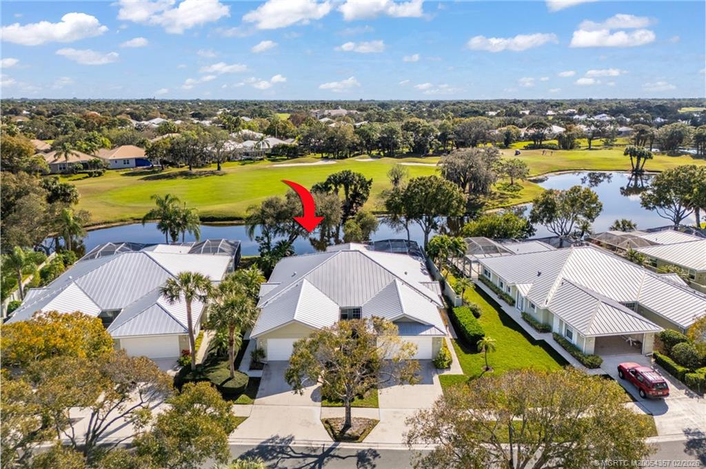 1687 Southwest Springfield Court Palm City, FL 34990 - Photo 31 of 34 Drone view