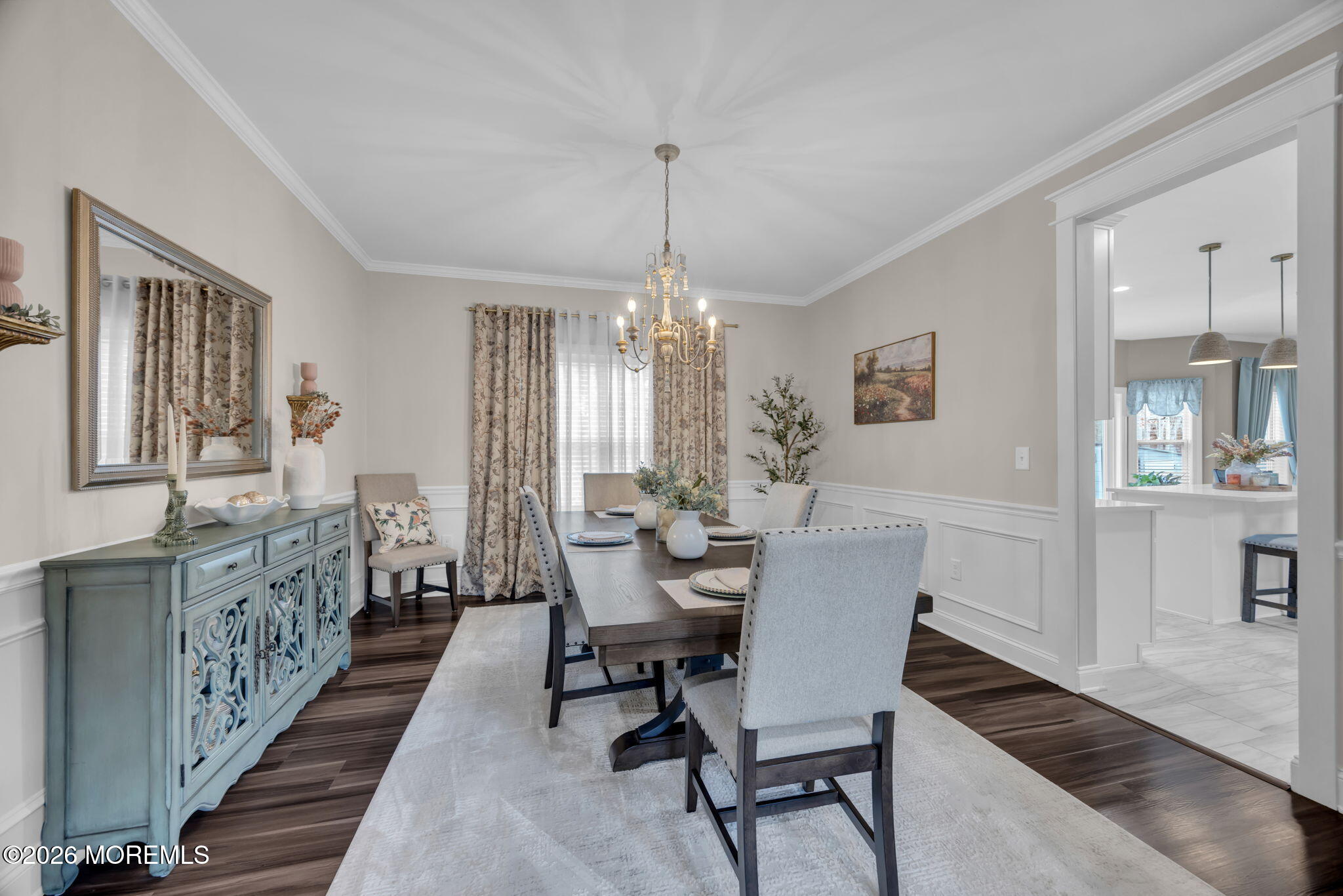 10 Tasha Lane Howell, NJ 07731 - Photo 28 of 44 a dining room with furniture window and wooden floor