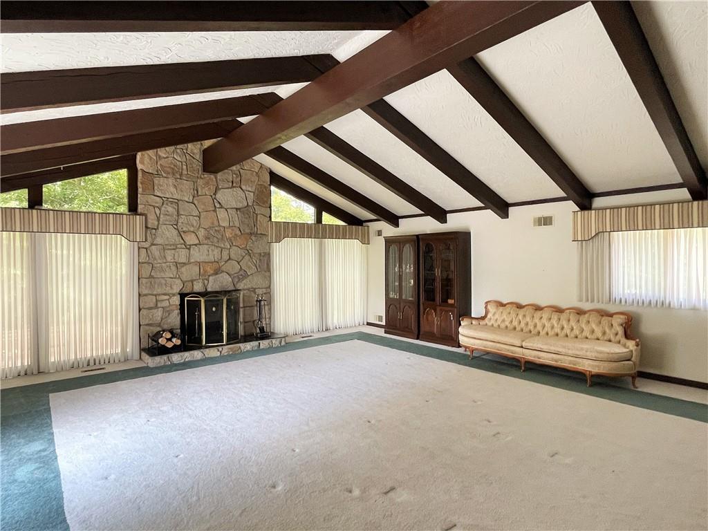 2310 North Forest Grove Road Coraopolis, PA 15108 - Photo 6 of 50 a view of an empty room with a fireplace