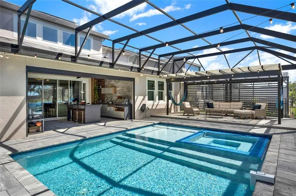 a view of park with trees