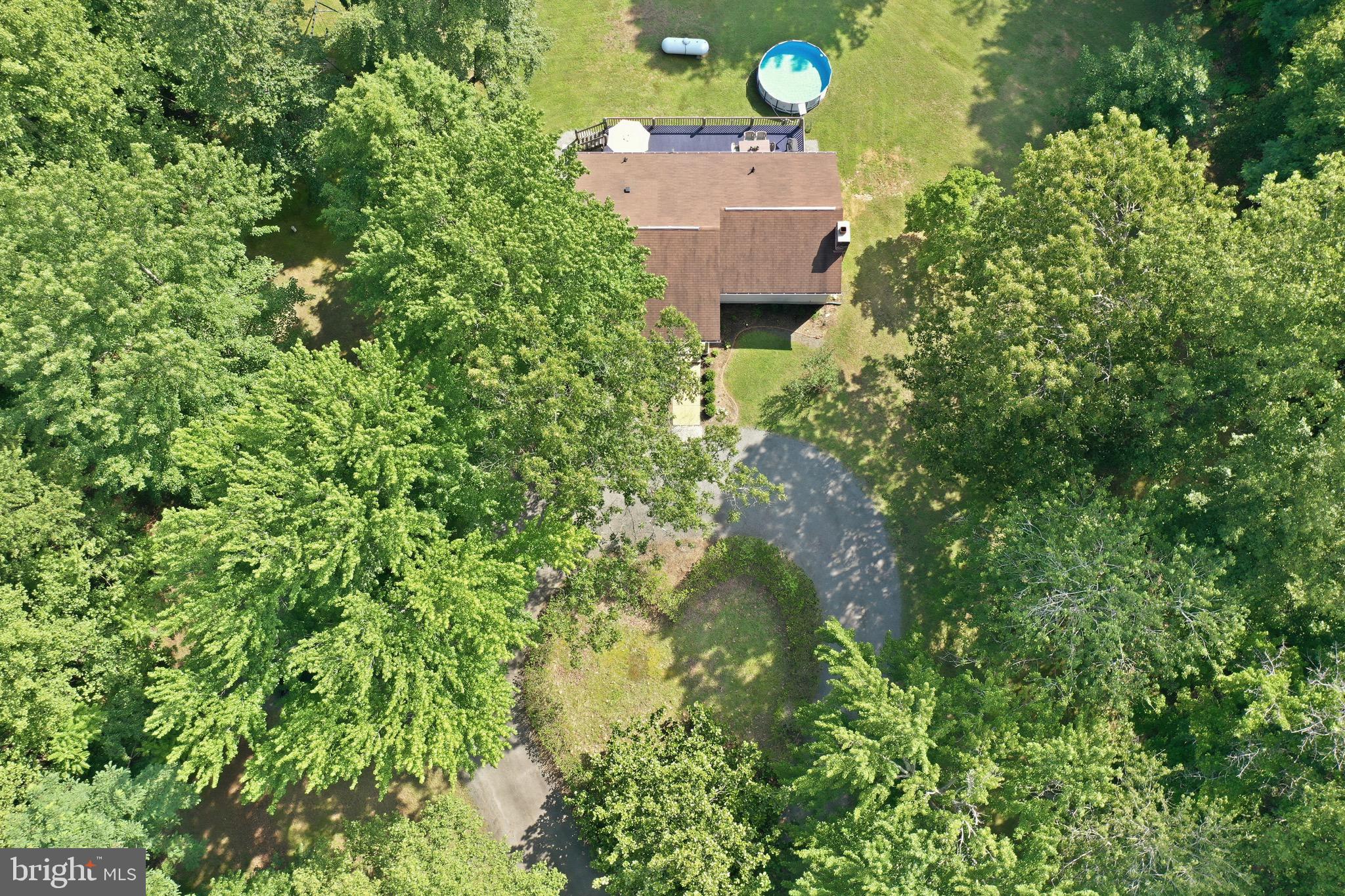 78 Lizzie Mills Road Castleton, VA 22716 - Photo 39 of 53 Aerial view of home