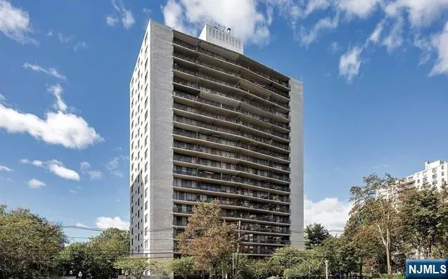 a front view of a building