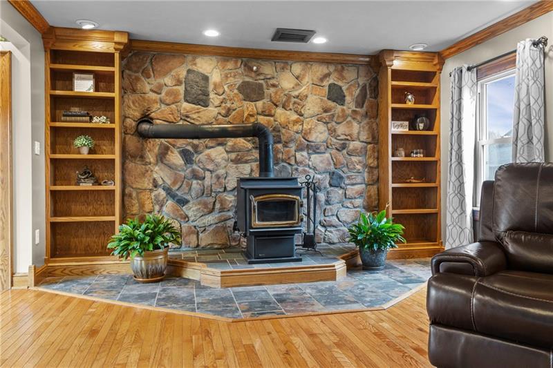 100 Daugherty Road Grove City, PA 16127 - Photo 19 of 48 a living room with furniture and a fireplace