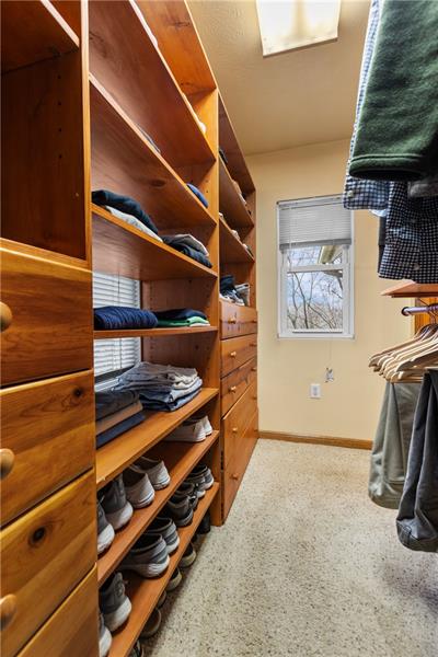 100 Daugherty Road Grove City, PA 16127 - Photo 27 of 48 a view of walk in closet with clothes and shoes