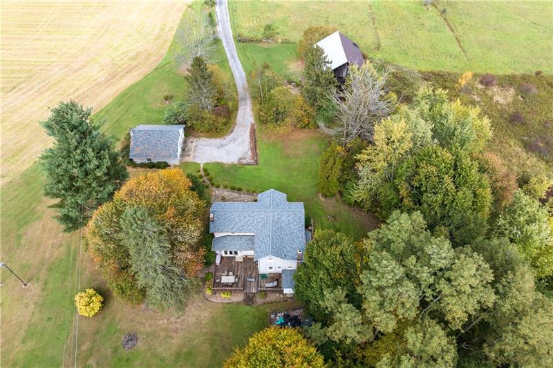 100 Daugherty Road Grove City, PA 16127 - Photo 40 of 48 an aerial view of residential house with outdoor space and swimming pool