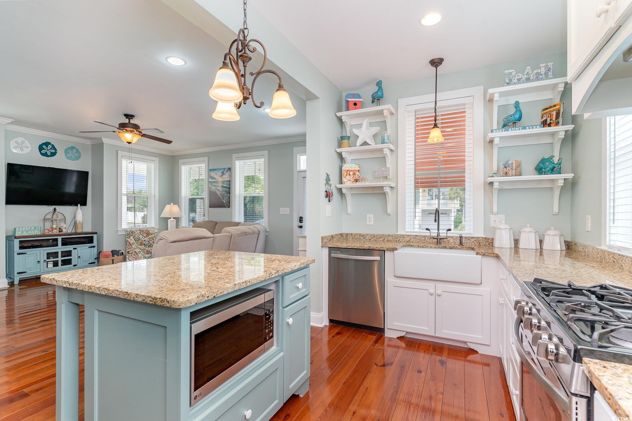 116 Lake Pointe Drive Murrells Inlet, SC 29576 - Photo 13 of 36 Kitchen featuring pendant lighting, light wood-typ