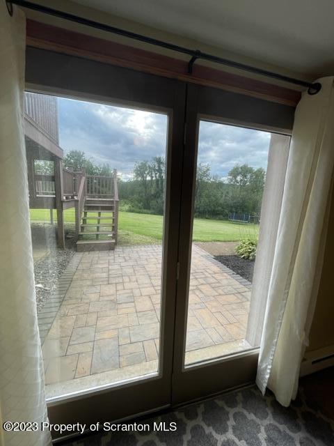 108 Baker Hirkey Road Tunkhannock, PA 18657 - Photo 47 of 66 a view of a glass door with a window