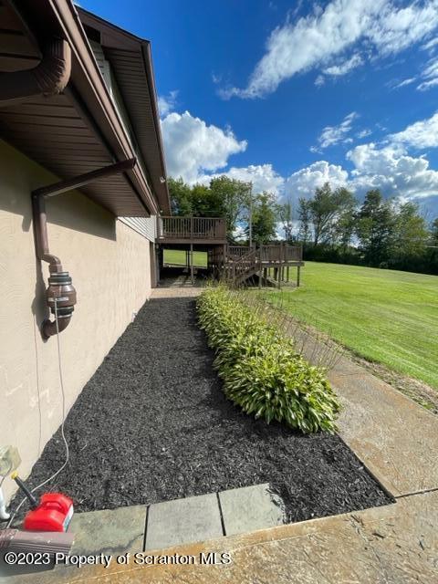 108 Baker Hirkey Road Tunkhannock, PA 18657 - Photo 66 of 66 a backyard of a house with lots of green space