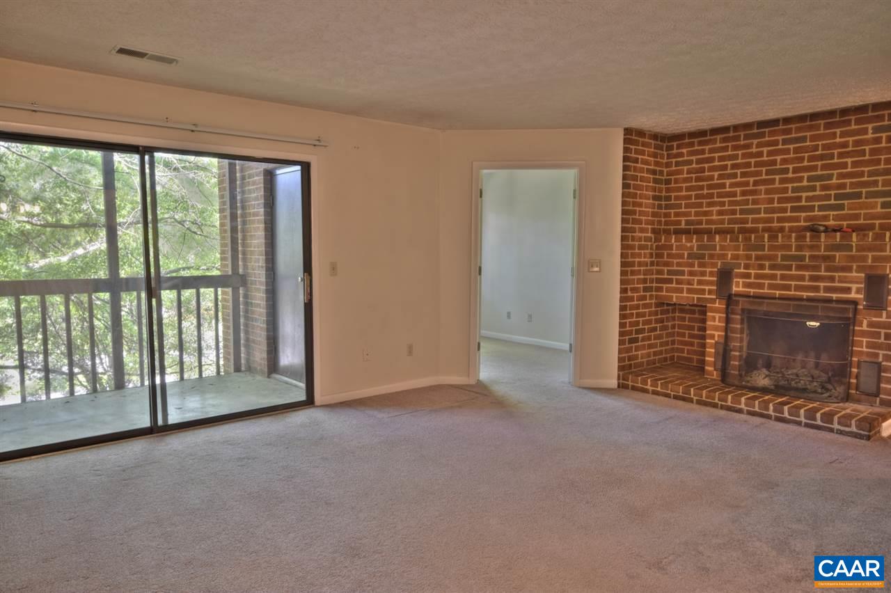 120 Turtle Creek Road, Unit 6 Charlottesville, VA 22901 - Photo 5 of 17 a view of an empty room with a fireplace and a window