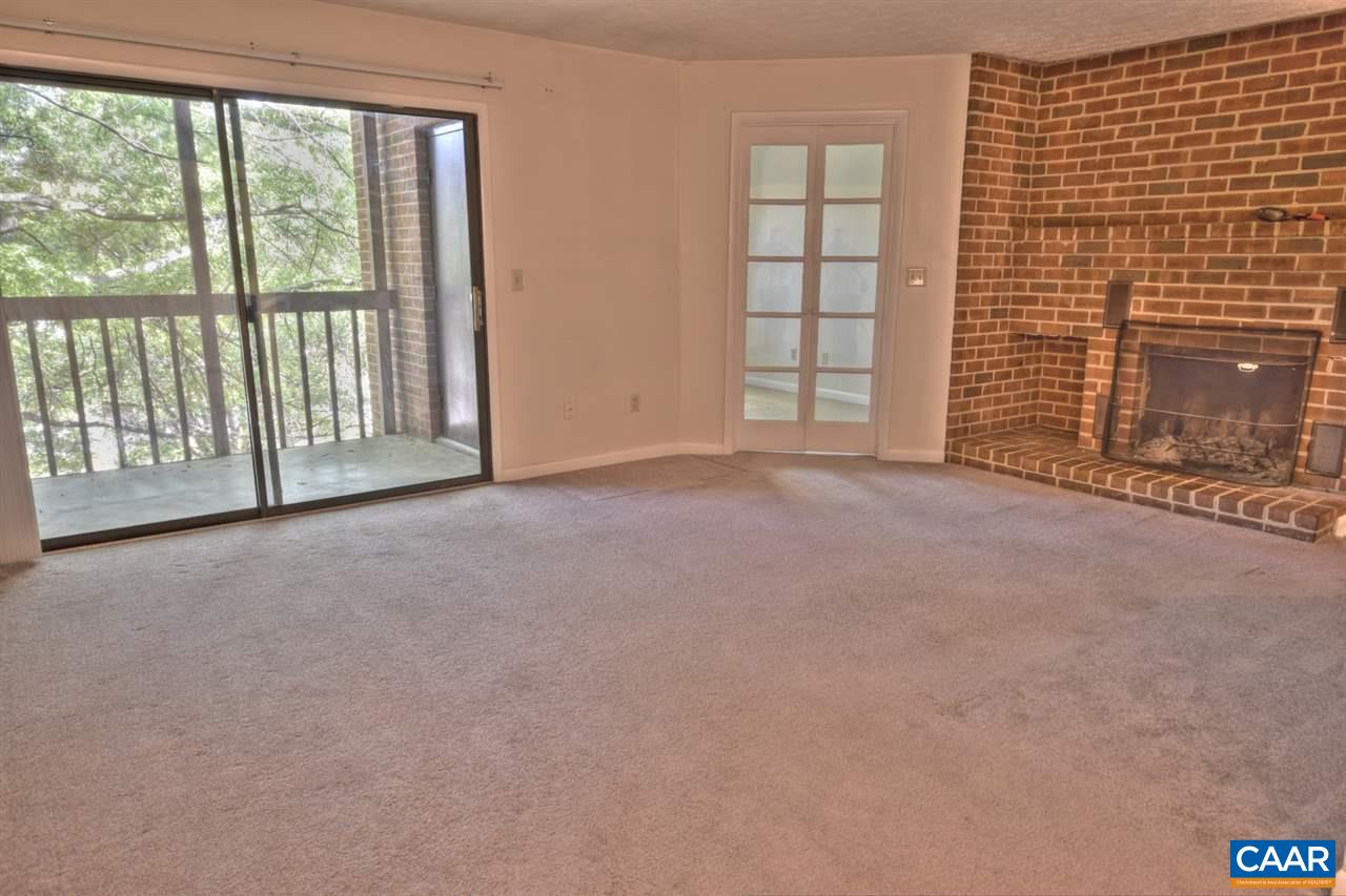 120 Turtle Creek Road, Unit 6 Charlottesville, VA 22901 - Photo 7 of 17 a view of an empty room with a fireplace and a window