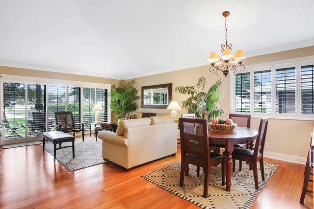 a view of a lake with houses