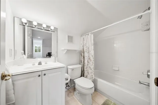 a outdoor view with a seating space