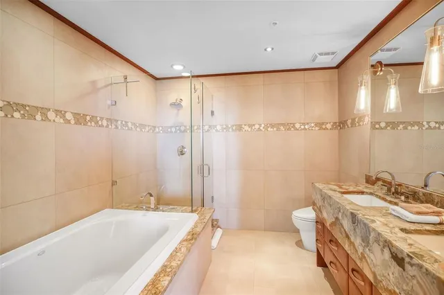 a room with furniture and a large window