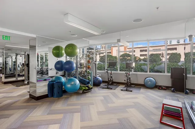 front view of a multi story building