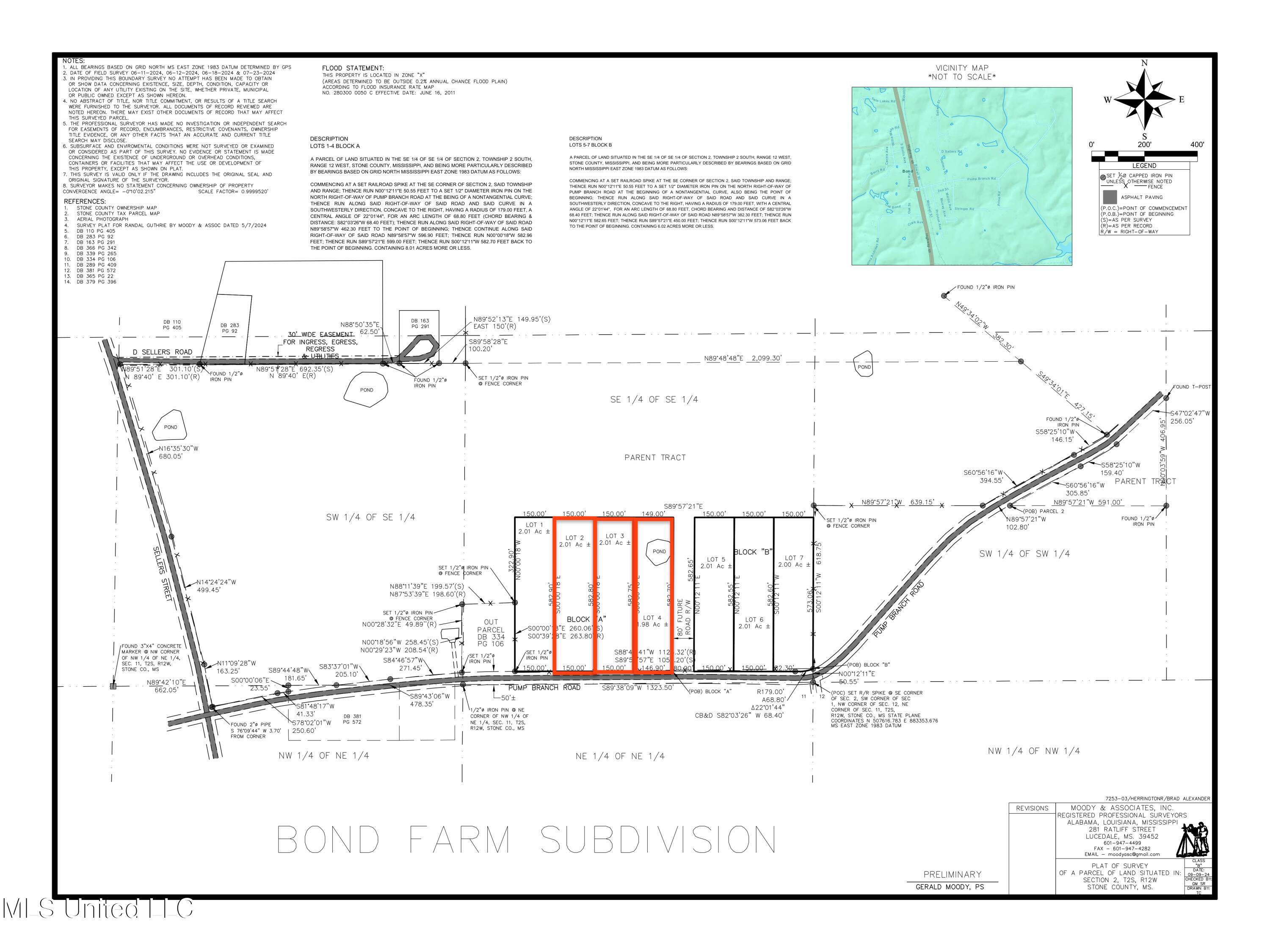 105 Pump Branch Road Wiggins, MS 39577 - Photo 5 of 5 Bond Farm Plat-1