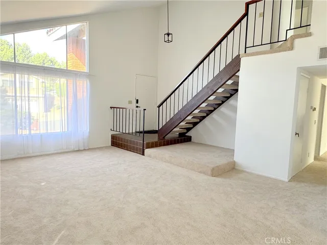 a view of an front door