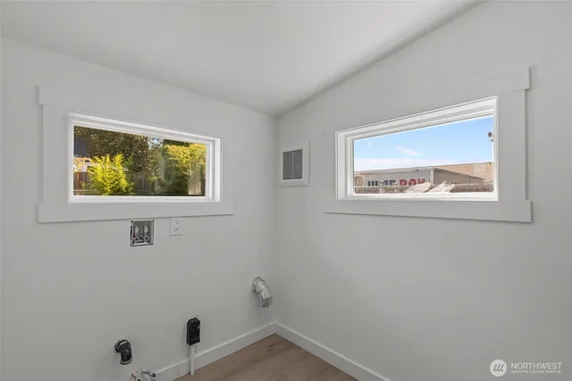 a small space with a window