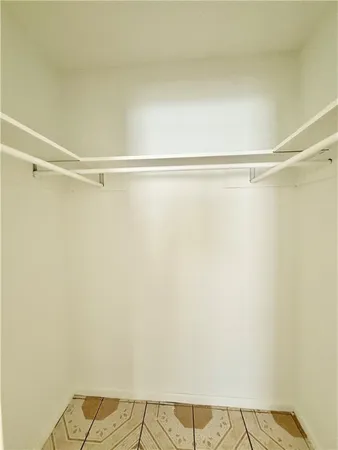 a view of a room with an empty racks