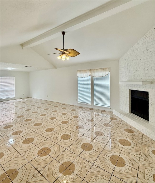5241 Snowgoose Road Corpus Christi, TX 78413 - Photo 4 of 24 a view of an empty room with a fireplace