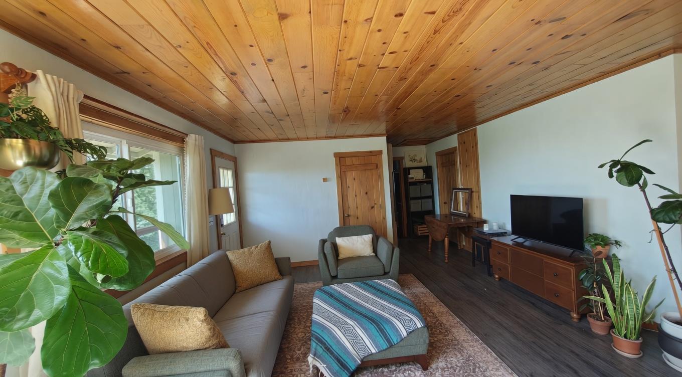 4850 8 Mile Road Camino, CA 95709 - Photo 6 of 30 a living room with furniture a flat screen tv and a potted plant