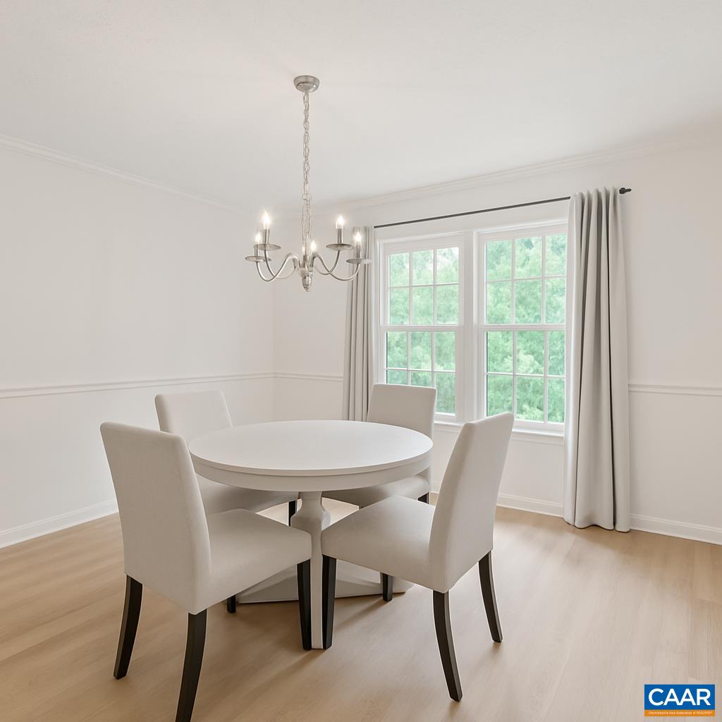 1211 Lanetown Road Crozet, VA 22932 - Photo 13 of 50 a view of a dining room with furniture window and outside view