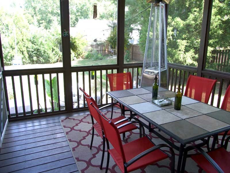 1209 Barnford Mill Road Wake Forest, NC 27587 - Photo 18 of 25 Enjoy meals overlooking the resort style private yard. Screen Porch
