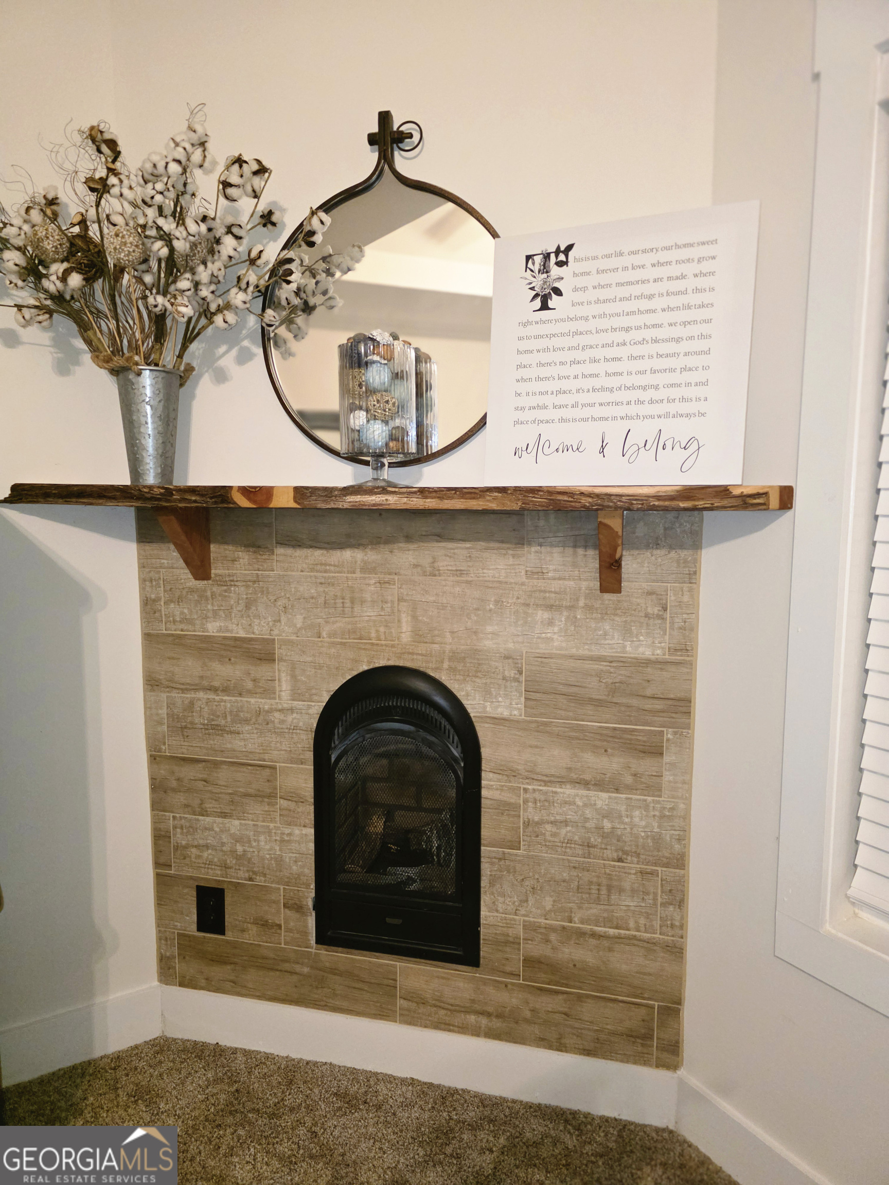 3060 Eatonton Road Madison, GA 30650 - Photo 24 of 65 a view of a fireplace and a potted plant
