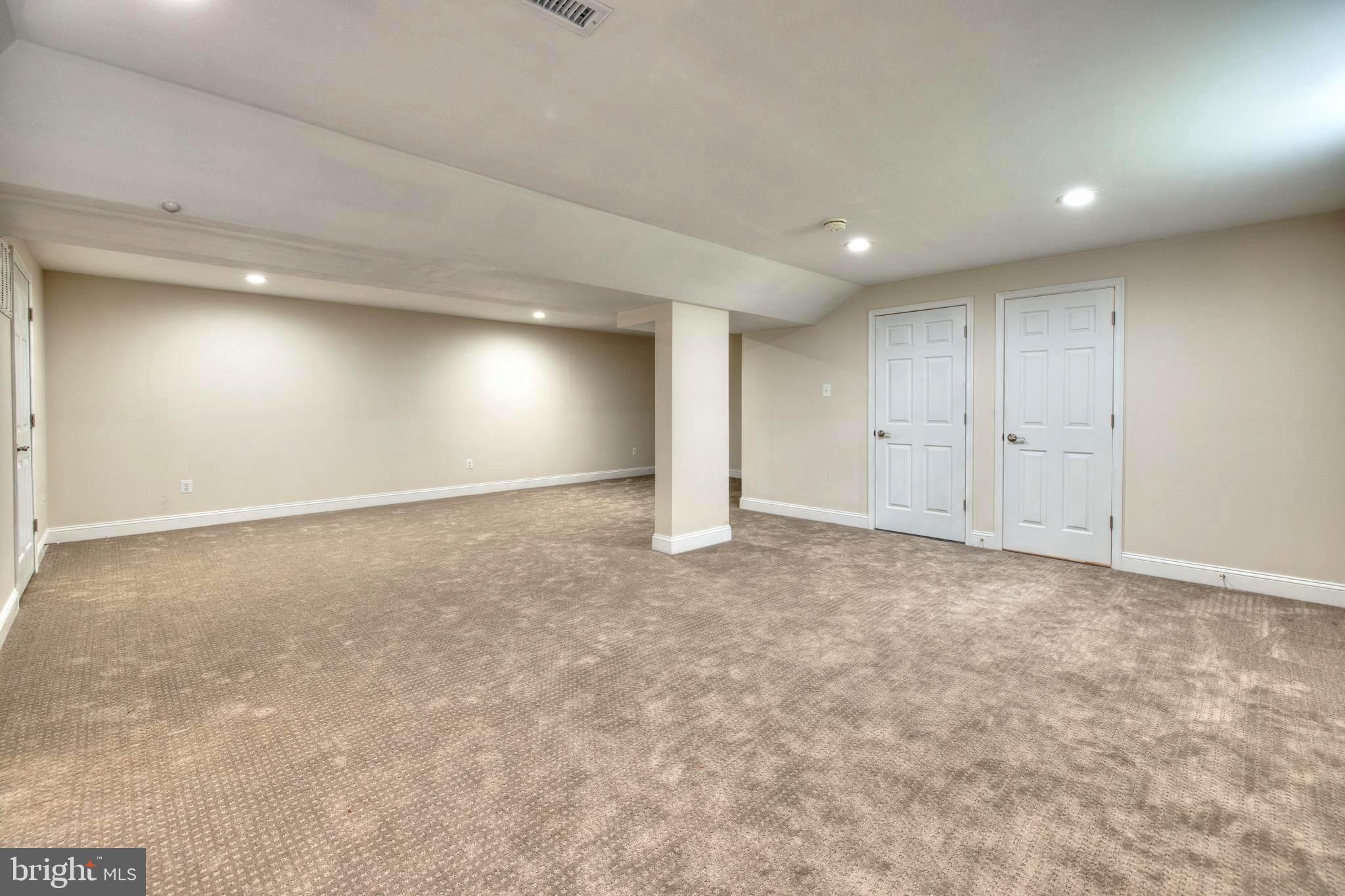 8710 Reading Road Silver Spring, MD 20901 - Photo 29 of 37 LOWER LEVEL W/RECESSED LIGHTING