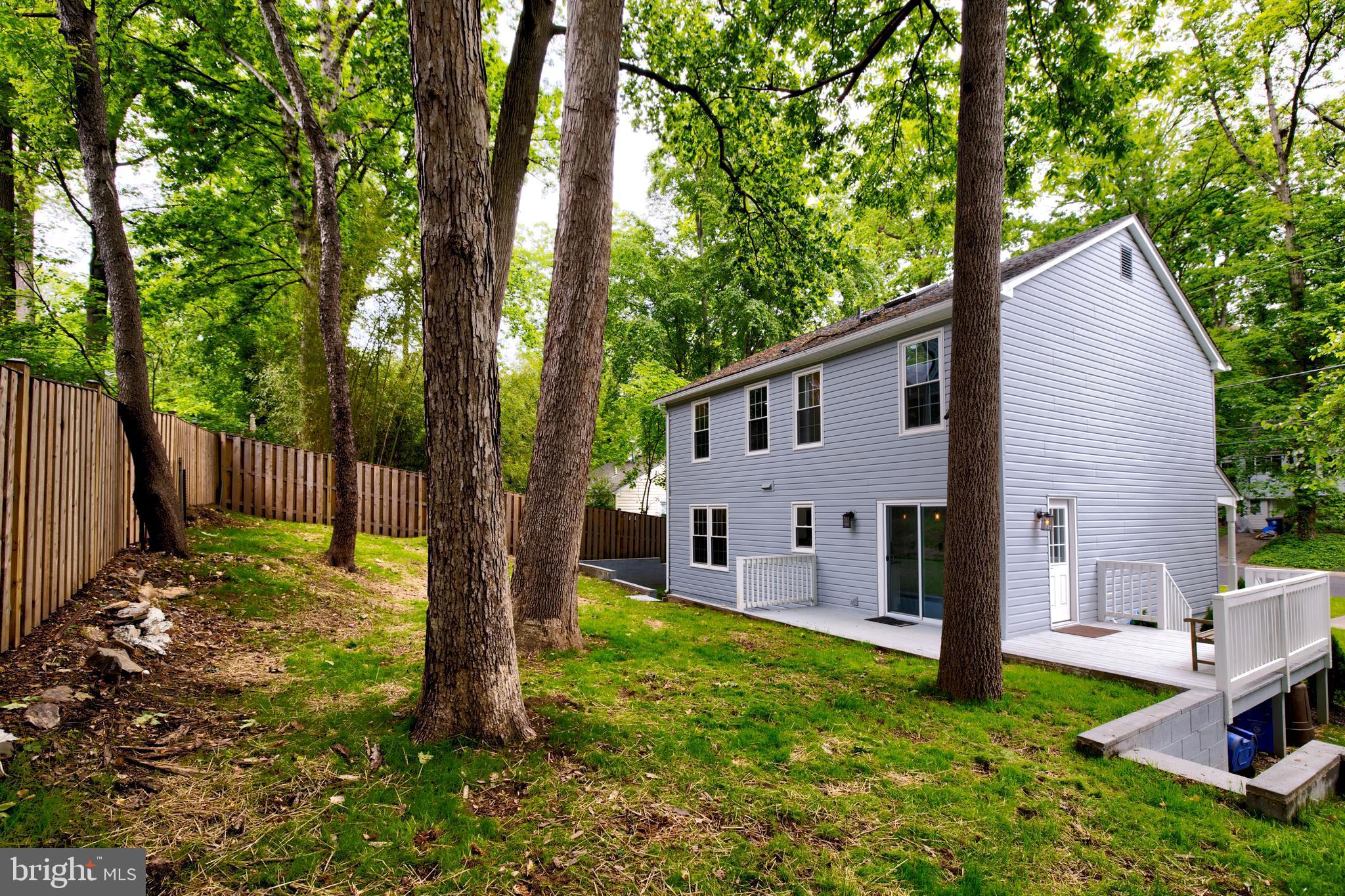 8710 Reading Road Silver Spring, MD 20901 - Photo 35 of 37 VIEW OF BACK OF HOUSE