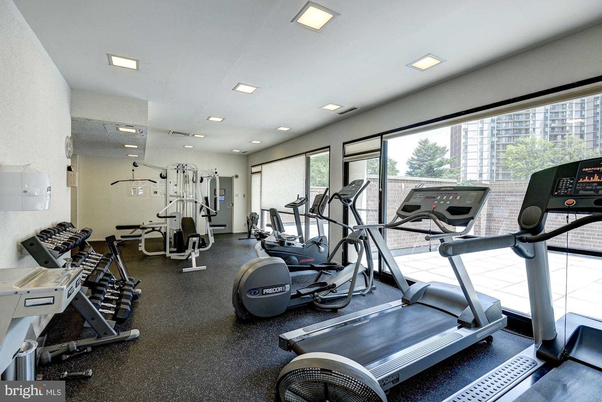 6800 Fleetwood Road, Unit 610 McLean, VA 22101 - Photo 26 of 26 a view of a room with gym equipment
