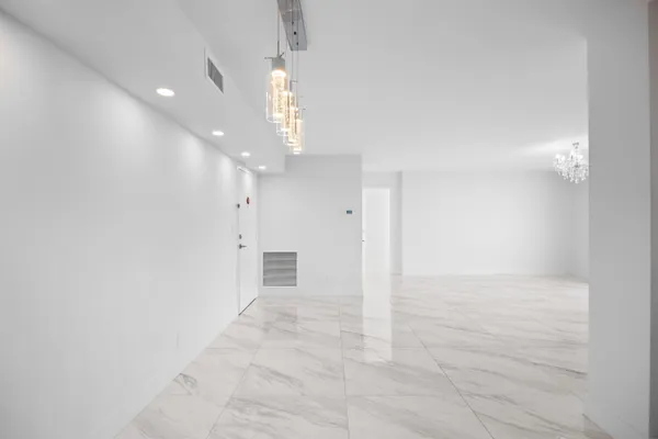 a view of an empty room