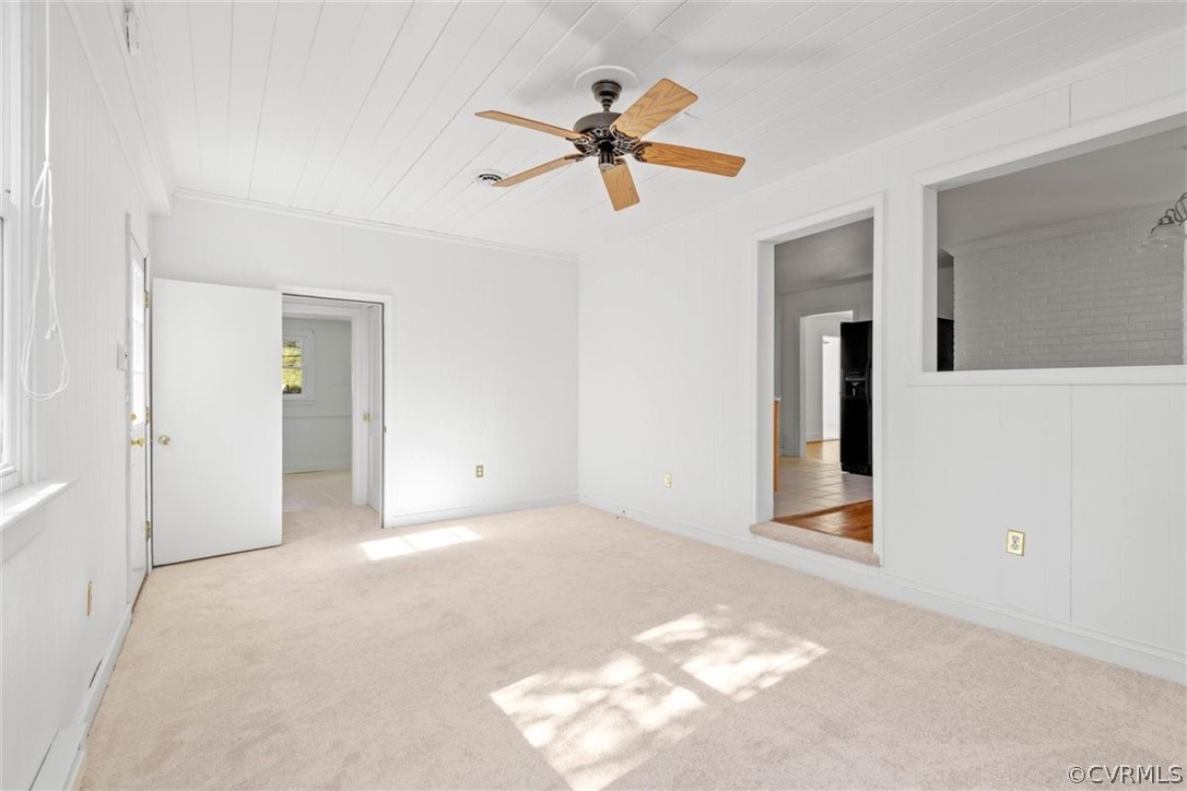 3928 Hickory Road Richmond, VA 23235 - Photo 24 of 49 Spacious Family Room looking into Dining Room are with brand new carpet & fresh paint