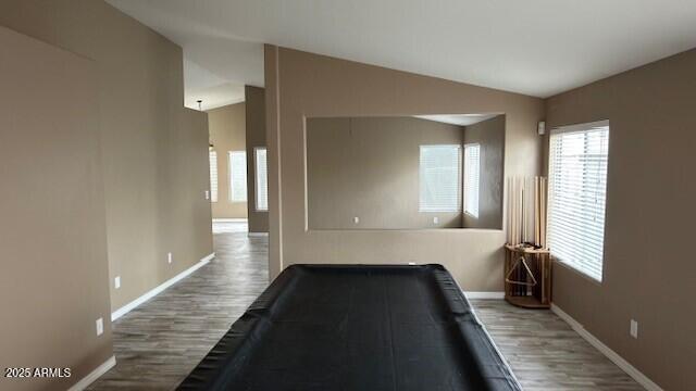 2702 South Ananea Mesa, AZ 85209 - Photo 3 of 15 a view of a hallway with wooden floor and windows