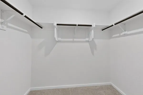 a view of an empty garage