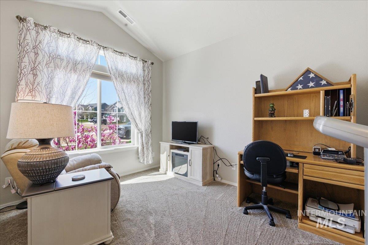 16202 Dietz Way Caldwell, ID 83607 - Photo 19 of 31 Office space with light colored carpet and lofted ceiling