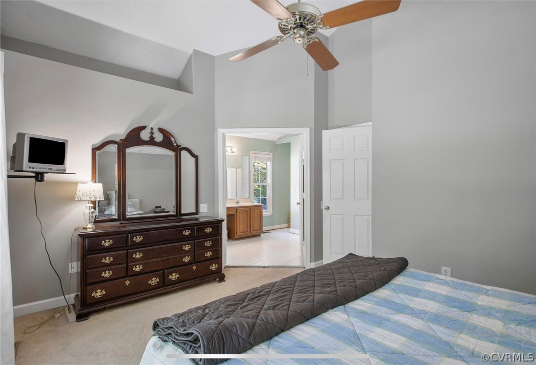 2804 Cove Ridge Road Midlothian, VA 23112 - Photo 19 of 28 a bedroom with a bed and a mirror