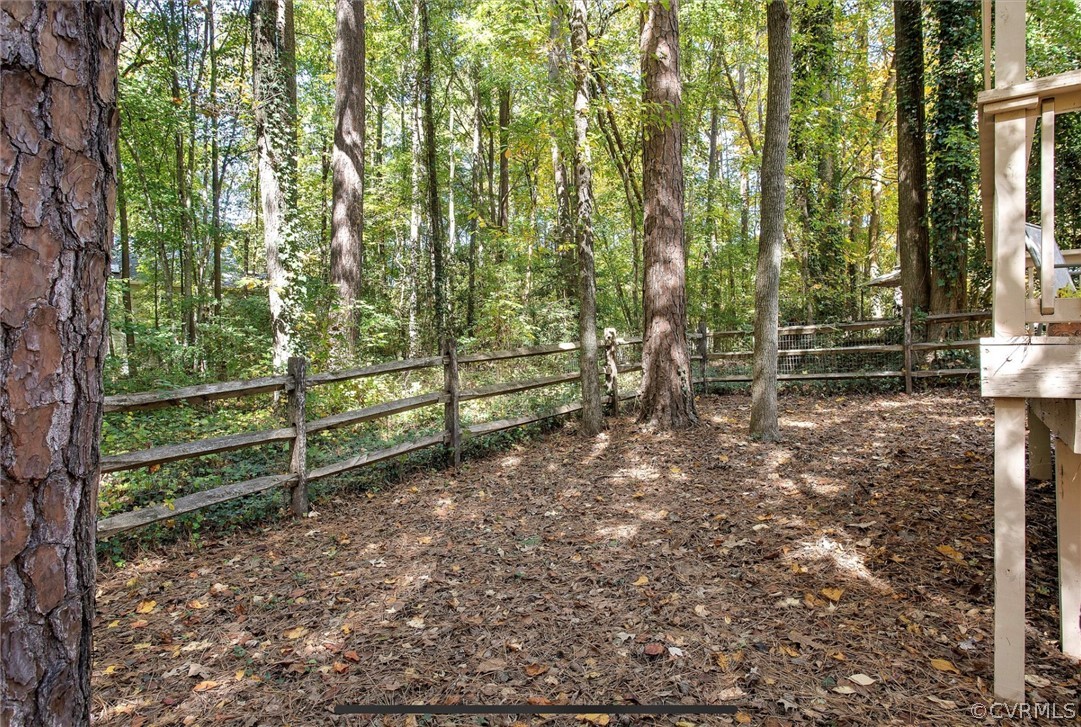 2804 Cove Ridge Road Midlothian, VA 23112 - Photo 26 of 28 a backyard of a house with lots of green space