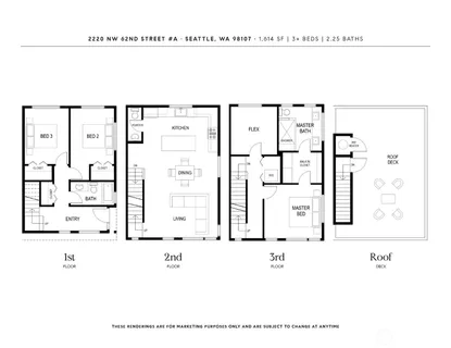 $1,025,000 | 2220A Northwest 62nd Street, Seattle, WA 98107