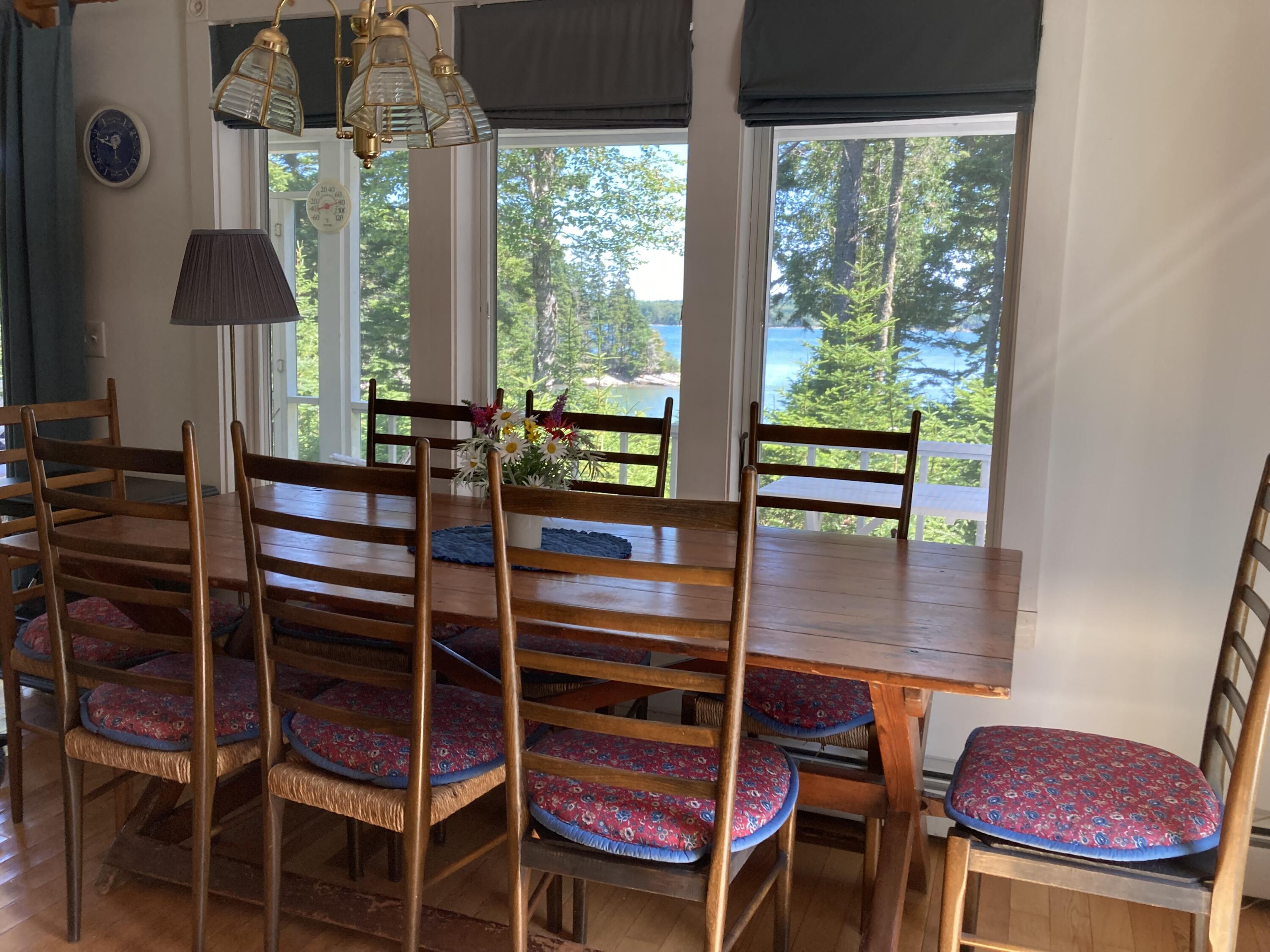 207 Goods Point Road Steuben, ME 04680 - Photo 13 of 56 Dining area w/views to bay.