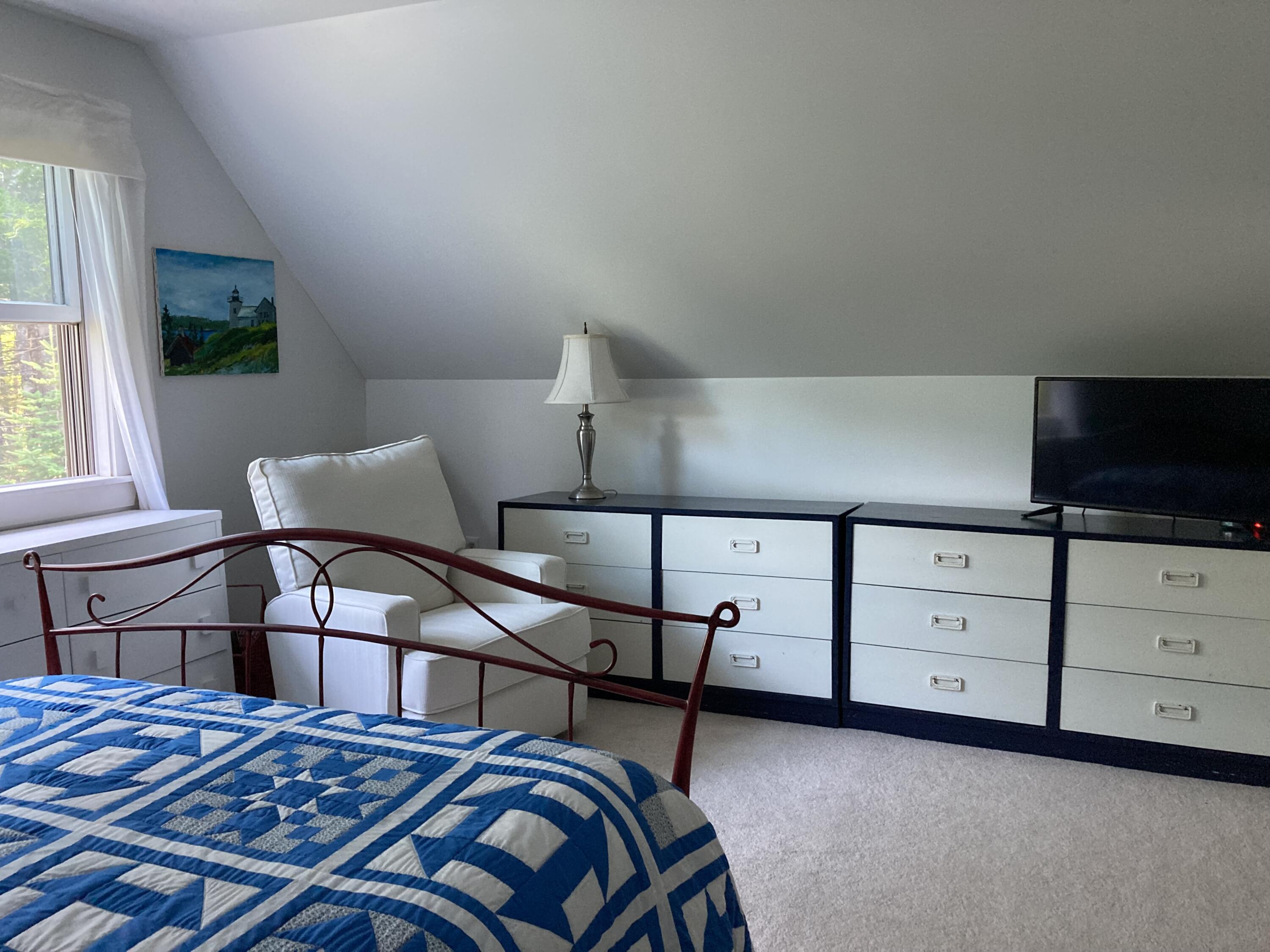 207 Goods Point Road Steuben, ME 04680 - Photo 22 of 56 Sitting area of primary bedroom.