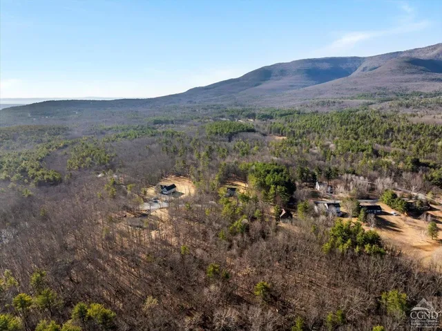 a view of a lush green field