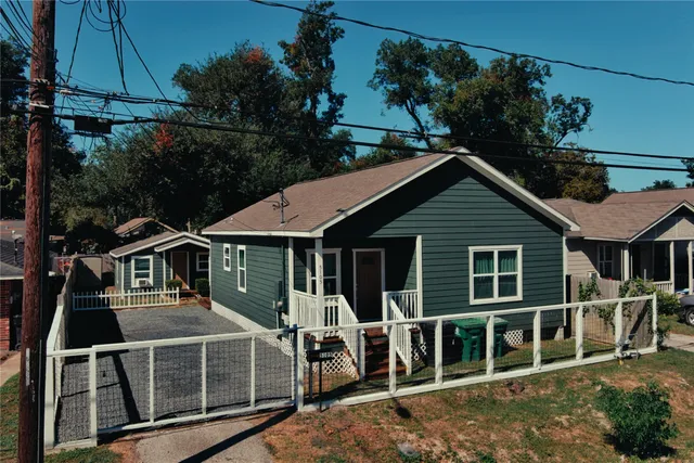 a front view of a house with a porch