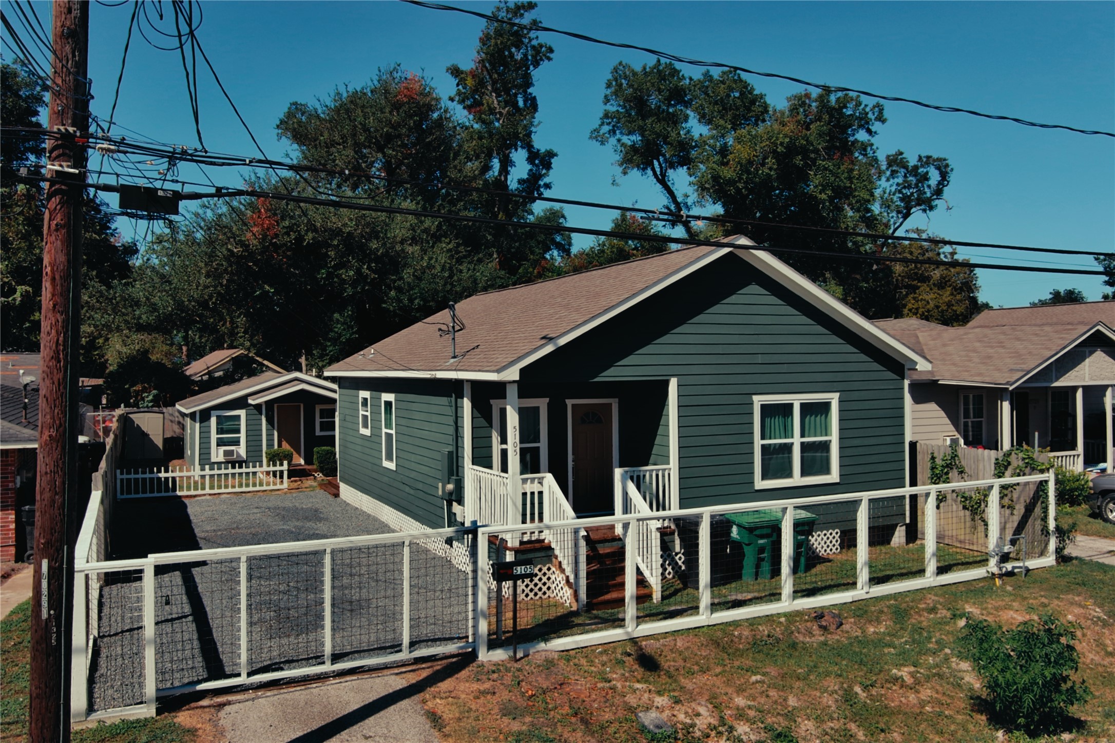 5105 Chapman Street Houston, TX 77009 - Photo 1 of 49 a front view of a house with a porch